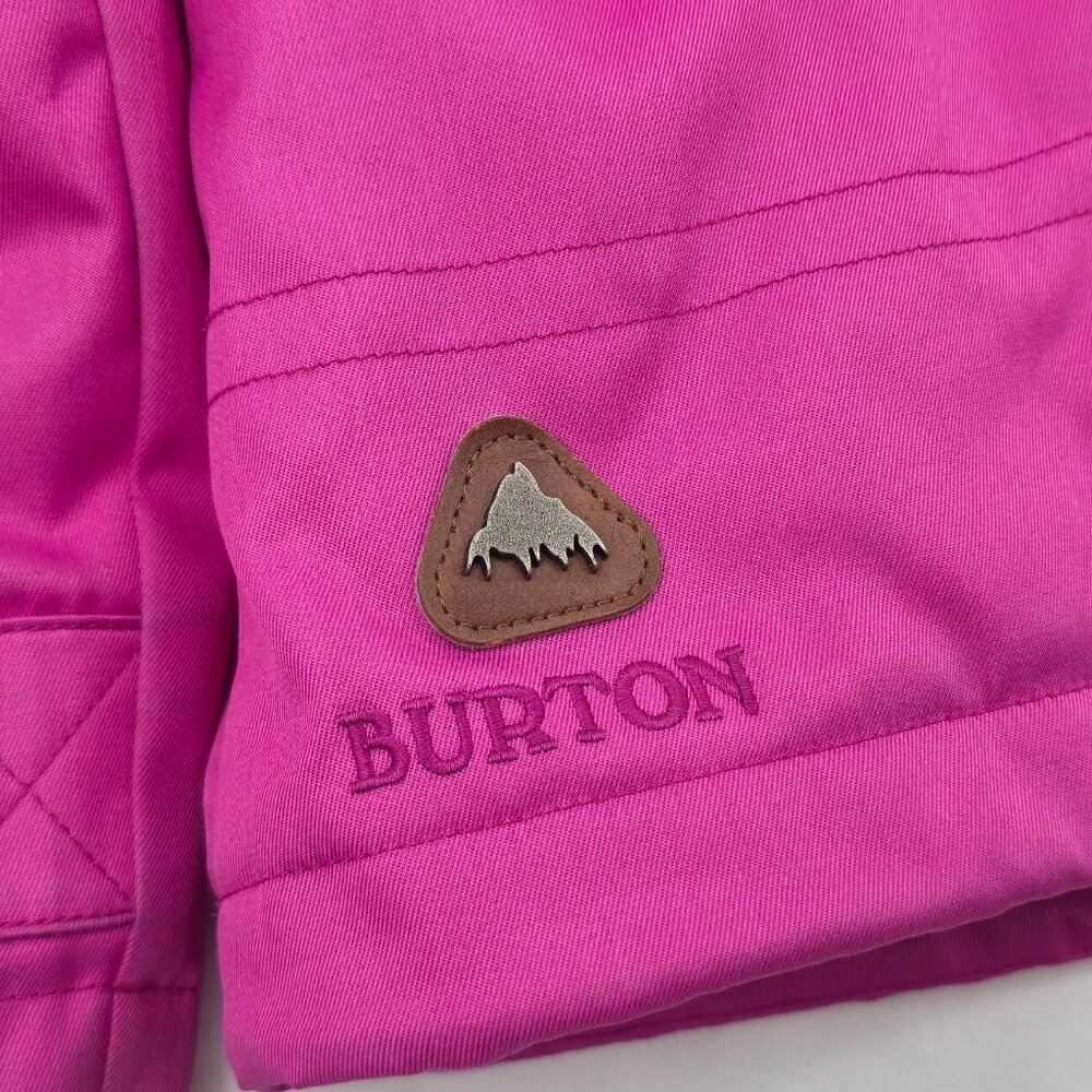 Burton Vintage Snowboard Jacket - DryRide - Fuchsia/Bright Pink - Women's Size S - Picture 3 of 9